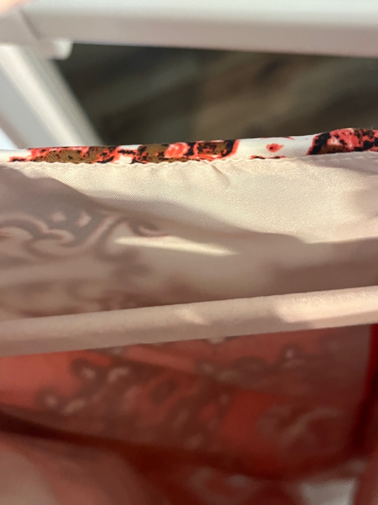 The Limited Coral, Black & White Print Shift Dress — image 5 of 5